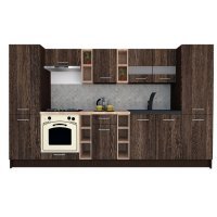 Bucatarie MARINA NEW 320 A Wenge / Decor 7648